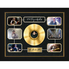 The Tragically Hip Man Machine Poem Band Collage with Gold LP - Framed Print - 28" x 38"-Premium music memorabilia