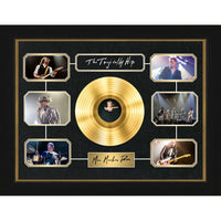 The Tragically Hip Man Machine Poem Band Collage with Gold LP - Framed Print - 28" x 38"-Premium music memorabilia