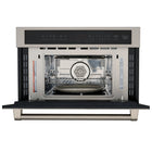 Kucht 30" 1.6 cu. ft. Built‑In Air Fryer & Convection Microwave - Stainless Steel-Air fryer and convection