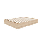 Nexera Milano Platform Bed Frame - Queen Size - Natural Blonde Oak-Modern Style: Elevate your bedroom with the sleek design and contemporary elegance of our Platform Bed