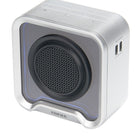 Edifier Ambient Light BT Portable IP67 Waterproof and Dustproof Speaker Deep Bass and Built-in Microphone - Silver-The QS20 is fully protected against dust and can be submerged in up to 1 meter of water for 30 minutes without damage. Weighing only 327g and fitted with a convenient strap, it's perfect for outdoor adventures, travel, or everyday portability
