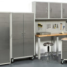Seville Classics UltraHD Storage Cabinet - 36" L x 18" W x 72" H - Granite-10