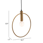 Zuo Irenza Ceiling Lamp - Brass-8