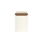Enviro-Logix Flat Open End Mailers - Peel & Stick - 11" x 13.5" - White CCKB - 100 Pack-Rigid mailers