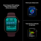 Apple Watch Series 12 - 46mm - GPS - Black Aluminium Case with Black Sport Band - S/M-Keep Help Close at Hand - A smartwatch that puts your safety first. Series 12 can detect a hard fall or severe car crash, automatically help connect you with emergency services and notify your emergency contacts