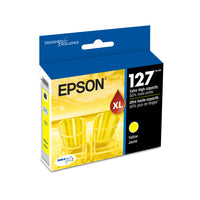 Epson T127 Ink Cartridge - Extra High Capacity - Yellow-Extra high capacity ink cartridges are designed for frequent printing