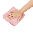 Globe Commercial Microfiber Cloth - 240GSM - 14" x 14" - Pink - 10 Pack-Soft, non-abrasive and doesn't scratch