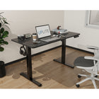 Uplite Electric Sit Stand Desk Frame - Black-Frame Dimensions (Standing): 53.1"(L) x 19.5"(W) x 46.4"(H)