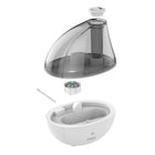Pure Enrichment MistAire Silver Ultrasonic Cool Mist Hum-Night light setting: A cool optional night light setting gives a calming effect while sleeping