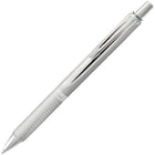 Pentel EnerGel Alloy Liquid Gel Pen Retractable - 0.7mm - Silver-Distinctive textured grip area