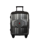 Air Canada Tokyo 20" Hardside Carry-On Spinner Luggage  - Black-Constructed in durable & lightweight ABS + Polycarbonate Film material