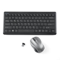 Verbatim Silent Wireless Compact Keyboard and Mouse-Truly silent mouse and keyboard featuring silent key design and silent click switches