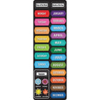 Ashley Productions Smart Poly The Original Fun Mat Mat Runner - 15.5" x 47" - Days - Months - Seasons - Chalk Loop-Measurements and Design: The Days, Months, Seasons, Chalk Loop Mat Runner measures 15.5" x 47".