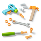 Melissa & Doug Build a House Playset-Includes a squeeze-powered reversible drill that requires no batteries