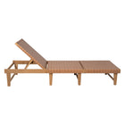 Zuo Breath Chaise Lounge - Brown-3 year limited warranty