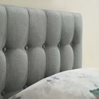 Modway Emily Upholstered Fabric Twin Headboard - Grey-Soft polyester upholstering