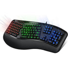 Adesso Ergonomic RGB USB Keyboard - Canadian Bilingual Layout-Canadian bilingual English/French layout