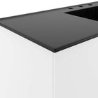 Modway Vitality 48" Single Sink Bathroom Vanity - White/Black-Assembly Required