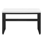 Monarch Specialties 7681 48" Computer Desk - White/Adj.Height/ Black Metal-9