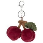 Merangue - Porte-clés bouffant cerise-Facile à attacher aux sacs, sacs à dos ou porte-clés