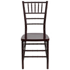 Flash Furniture HERCULES PREMIUM Series Mahogany Resin Stacking Chiavari Chair-Chiavari Seating