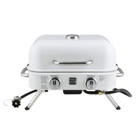 Kenmore 2 Burner Retro Tabletop Gas Grill - Pearl-Fuel Type: Propane.