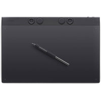 Wacom Intuos Pro Large Bluetooth Professional Graphic Drawing Tablet - 2025 - Black-Pro Pen 3 offers amazing precision, 8192 pressure levels, tilt support & lag-free tracking for smooth, precise strokes; choose slim, straight or flared grip, adjust balance & button layout for precision and comfort