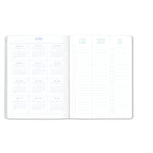 Orange Circle Studio Floral Silhouette Just Right Monthly Planner - 7.5" x 9.75" - Assorted Colours - Bilingual-4