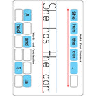 Ashley Productions Smart Poly Touch-Stik Phonics Tiles & Mat - Sentence Building Set - 100 Tiles-Say goodbye to traditional flashcards and embrace a new, hands-on approach to phonics education. Elevate your child's learning journey - order our Smart Poly reusable phonics set today.