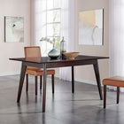 Modway Oracle 59" Rectangle Dining Table - Cappuccino-Wood Grain Veneer and MDF