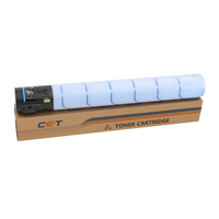 CET Konica Minolta Bizhub C458/658/Develop ineo +458/+658/Olivetti d-Color MF-454/654 TN-514C/B1207 Toner Cartridge - Standard Yield - Cyan-Color: Cyan