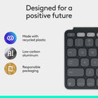	 Logitech Keys-To-Go 2 Portable Wireless iPad Keyboard with Built-in Cover - Graphite-18mm-pitch key, 1mm-travel scissor keys