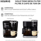 Keurig Filtre à café K-Duo Plus-Peut contenir jusqu’à 15 c. à soupe de café régulier ou jusqu’à 12 c. à soupe de café décaféiné