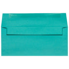 JAM Paper #10 Business Envelopes, 4 1/8 x 9.5, Brite Hue Sea Blue Recycled, 100 Pack (15858g)-Size: #10 (4-1/8" x 9-1/2")