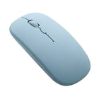 Basic Tech Sl Wireless Mouse - Blue-Sleek Matte Finish