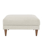 Modway Zoya Down Filled Overstuffed Ottoman - Ivory-Assembly Required