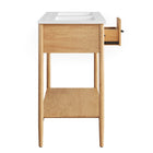 Modway Zaire 48" Double Sink Bathroom Vanity - Natural/White-9