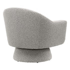 Modway Astral Boucle Fabric Swivel Chair - Taupe-Minimal Assembly Required