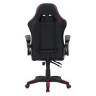CorLiving Ravagers Gaming Chair - Black/Red-High quality PVC fabric is durable and easy to clean