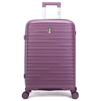TUCCI Lussore 28" Hardside Check-in Luggage - Purple-Designed in Italy – Premium Italian craftsmanship and style. Crafted with a premium polypropylene hardshell that’s flexible, lightweight, and built to last
