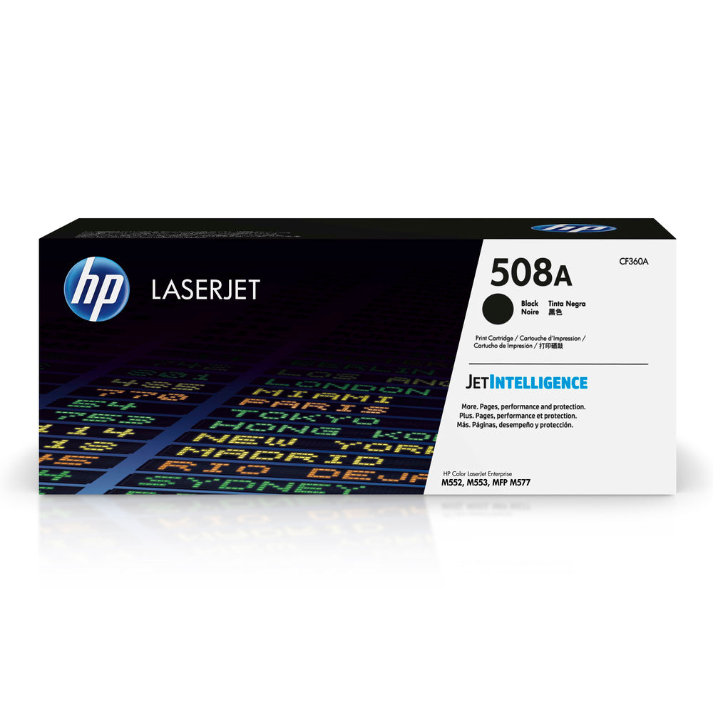 HP 508A (CF360A) Black Original LaserJet Toner Cartridge | staples.ca