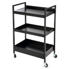 Union & Scale Rolling Cart - Black-Each drawer holds up to 22 lbs