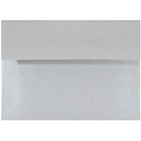 JAM Paper 4Bar A1 Metallic Invitation Envelopes - 3.625" x 5.125" - Stardream Silver - 25 Pack-Colour: Stardream Silver