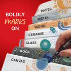 Sharpie Creative Markers - Bullet Tip - Warm Tones - 12 Pack-Bullet tip markers provide consistently thick lines with every stroke