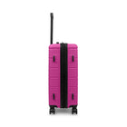 Swiss Mobility YVR 26" Hardside Spinner Luggage - Hot Pink-Single 360-degree spinner wheels for effortless, smooth and quiet rolling