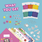 Klutz The Baby-sitters Club Friendship Crafts-Contains: 6 skeins of embroidery floss (5.4m each), 30 assorted beads, 10 shrink plastic charms, 10 jumps rings
