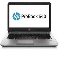 HP Refurbished ProBook 640 G3 14" Laptop - Intel Core i5-7200U - 256 GB SSD - 16 GB RAM - Windows 10 Pro-Intel Core i5-7200U