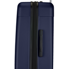 Bugatti Madrid Collection 30" Hardside Checked Spinner Luggage - Navy-Lined interior with dividing panel, practical pockets, and tightening straps to keep content organized and in place