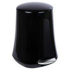 Truu Design 5L Elegant Flared Premium Trash Can - 13.5" - Black-Simple and elegant, perfect addition to any living room, bedroom, bathroom, or kitchen