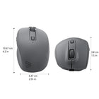 BlueDiamond Track Mobile Pro Wireless Mouse - Grey-Compact: Compact form factor for on-the-go use without sacrificing comfort